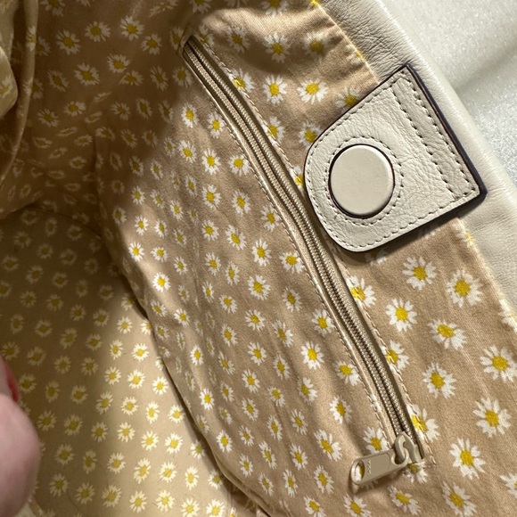 Retired Brighton Cream and Wicker Floral Tote Bag With Dustbag - Picture 12 of 16